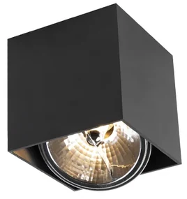 Spot de design negru pătrat - Box