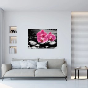 Tablou - Orhidee roz (90x60 cm)