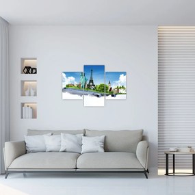 Tablou - Călătorie în jurul lumii (90x60 cm)