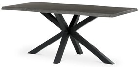 Masă de sufragerie 180 x 90 cm, stejar gri