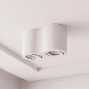 Brilagi - Lampă spot MIA DOUBLE 2xGU10/30W/230V albă