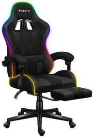 Fotoliu gaming Fusion 4.7 (negru + multicolor) (cu iluminat LED). 1087479