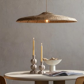 Lustra boho style Santorini 75x20cm natural, L