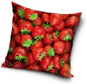Fructe Husă de pernă cu căpșuni 40*40 cm
