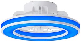 Ventilator LED RGBW dimabil de tavan Brilliant MONDELLO LED/26W/230V + telecomandă