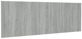 816980 vidaXL Tăblie pat de perete, gri sonoma, 240x1,5x80 cm, lemn compozit