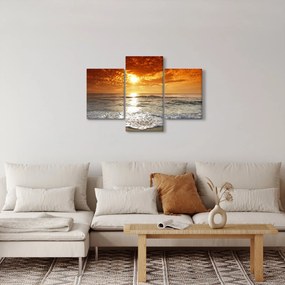 Tablou cu apus de soare din Corsica (90x60 cm)