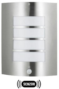 Aplicație exterior MEMPHIS cu senzor, oțel inoxidabil, IP44