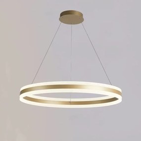 Lustra circulara LED Ada 100cm, Gold
