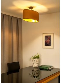 Lustră aplicată Duolla OVAL VEGAN 1xE27/15W/230V maro