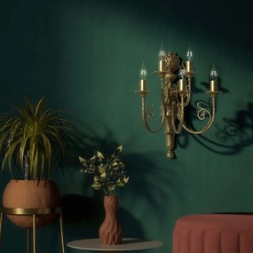 Aplica din alama masiva stilul fastuos Ludovic al XV-lea