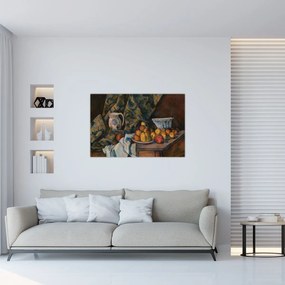 Tablou - Paul Cézanne, Still Life with Apples and Peaches, reproducere (90x60 cm)