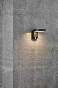 Aplica LED solara, cu senzor de miscare design modern, IP44 RICA ROUND 2118141003 NL