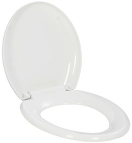 vidaXL Capac WC cu închidere silențioasă, eliberare rapidă, alb