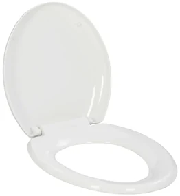 vidaXL Capac WC cu închidere silențioasă, eliberare rapidă, alb