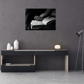 Tablou pe sticlă - Carte (70x50 cm)