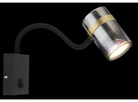 Aplica cu spot design industrial Trabby negru