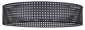 Plafonieră LED ROLLER Duolla RATTAN LED/24W/230V d. 45 cm negru