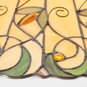 Endon 64194 - Lustru Tiffany JAMELIA pe lanț, 3x E27/60W/230V, diametru 50 cm