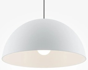 Lustra/Pendul metalic Basic D-35cm alb