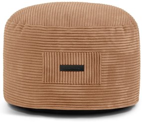 Taburet maro cu tapițerie din catifea reiată Om 60 – SLOWDOWN