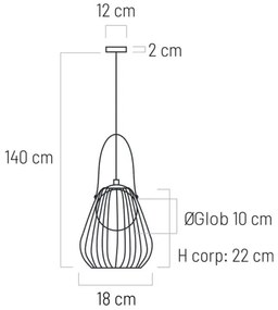 Lampă de perete MEMORY 1xG9/4W/230V albă/maro Klausen 111098