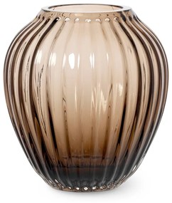 Vază din sticlă Kähler Design Hammershøi, înălțime 14 cm, maro