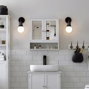 Dulap de baie montabil pe perete