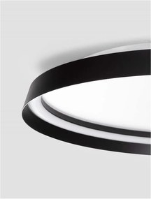 Plafoniera LED design modern circular ORMI negru D-60cm