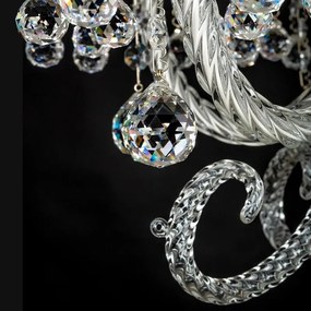 Aplica de perete LUX design modern, Cristal Bohemia Exclusive FLORA 01-WL
