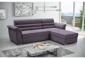 Set de canapea, ţesătură Queens gri închis, dreapta, FABO