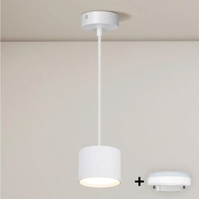 BRILAGI - Lustră LED RGB reglabilă pe cablu STRIPY 1xGX53/14W/230V pr. 82 mm Wi-Fi Tuya albă