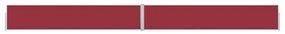 Copertina laterala retractabila de terasa, rosu, 170 x 1200 cm Rosu, 1200 x 170 cm