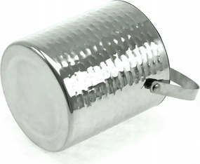 Frapiera pentru gheata Kinghoff KH 1503, 1,5 L, Exterior reliefat, Pereti dubli, Maner, Otel inoxidabil