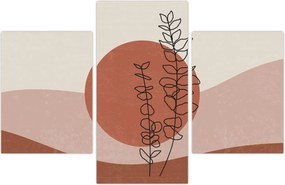 Tablou - Boho frunze N⁰1 (90x60 cm)