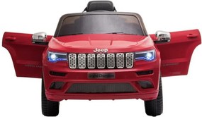 Masinuta Electrica cu acumulator pentru copii NOVOKIDS™ Jeep Grand Cherokee, Roti din Cauciuc EVA, Max 30 kg ,Usi cu deschidere ,Baterie12V ,2 Viteze