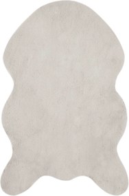vidaXL Covor din de iepure sintetic antiderapant Olite Bej 60 x 90 cm