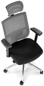 Scaun de birou Admiral negru gri