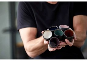 Set 6 cești pentru espresso Bitz Mensa, negru