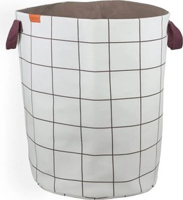 Coș de rufe crem din material textil 5 l Mesh – Mette Ditmer Denmark