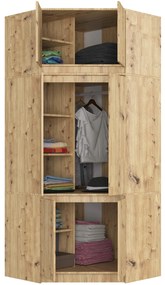 Suprastructură dulap Detuvieran (stejar craft). 1117439