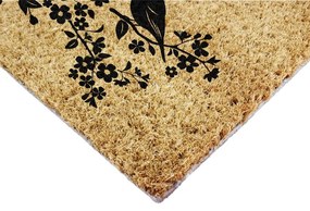 Covoraș de intrare din fibre de nucă de cocos 40x60 cm Birds On a Tree – Artsy Doormats