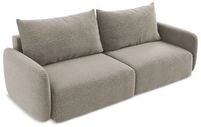 Canapea bej extensibilă/cu spațiu de depozitare 238 cm Kalena – Makamii