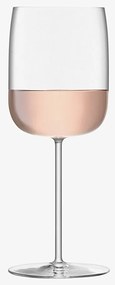 Pahare pentru vin Borough, 380 ml, transparente, set 4 buc - LSA International