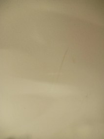 OFERTA Scaun de luat masa OSAKA din plastic, alb II. calitate