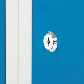 Broasca cilindrica pentru dulapuri metalice, gri