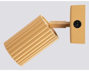 Spot auriu 8x16 cm Gleam – Sollux