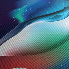 Tablou - O balenă în spațiu (70x50 cm)
