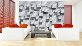 Fototapet - Abstracție gri (254x184 cm)