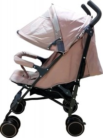 Carucior sport tip umbrela Baby Care™ PRO 803 , Spatar reglabil in 7 trepte, pozitie somn, Amortizoare, Frana picior,Pliabil , Crem
